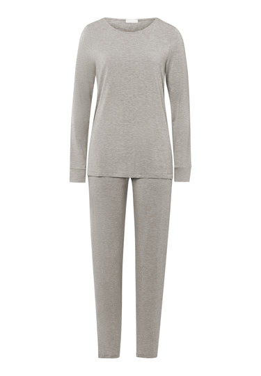 74951 Natural Elegance L/Slv Pajama - 958 Grey Melange